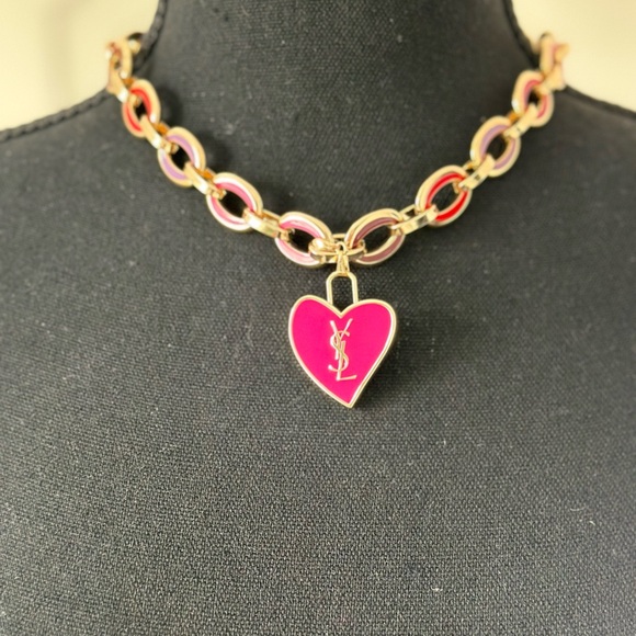 Upcycled ♻️ YSL zipper pull Necklace - Picture 5 of 7